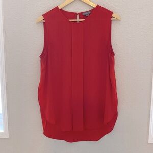 EUC Vince Camuto red silky blouse